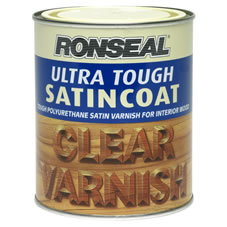Ronseal Varnish Interior Satincoat Ultra Tough