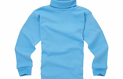 Other Schools School Roll Neck Top, Blue