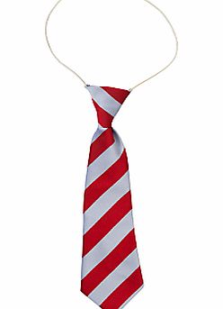 Other Schools School Unisex Elastic Tie, Red/White