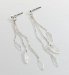 Other Sterling Silver Trio Strand Teardrop Earrings