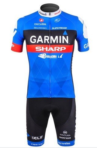 Team Garmin Sharp tour de France cycling jersey bib shorts kit size XL