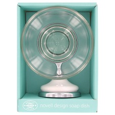 Wilko Novell Design Soap Dish Glass