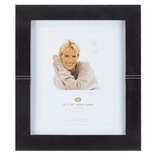 Wilko Photo Frame Leather Effect 12in x