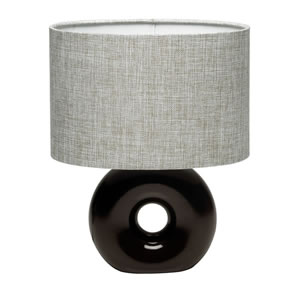 Other Wilko Table Lamp Doughnut Complete Chocolate