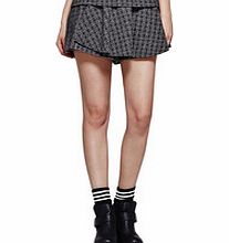 Othermix Grey woven A-line skirt shorts