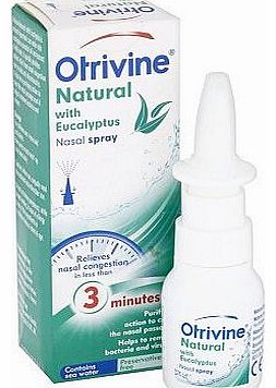Otrivine Natural Nasal Spray - 20ml 10165165