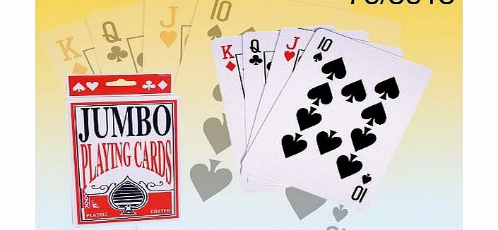 Out Of The Blue jumbo playing cards