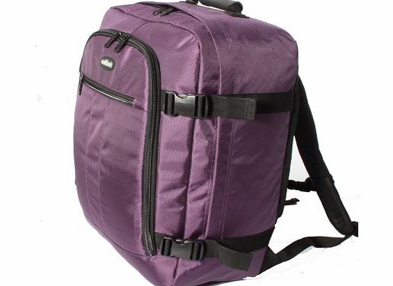 Outback High Quality Cabin Approved Backpack Cabin Flight Bag (Purple)