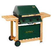 Outback Hunter 3 Burner Gas BBq with Cover