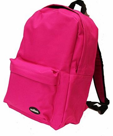 Mens Ladies Boys Girls Backpack School Work College Rucksack (Pink)