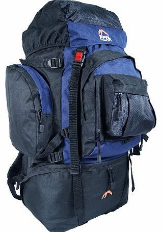Outdoor Gear 8885 Camping Hiking Outdoor Backpack - Navy, 100 Litres
