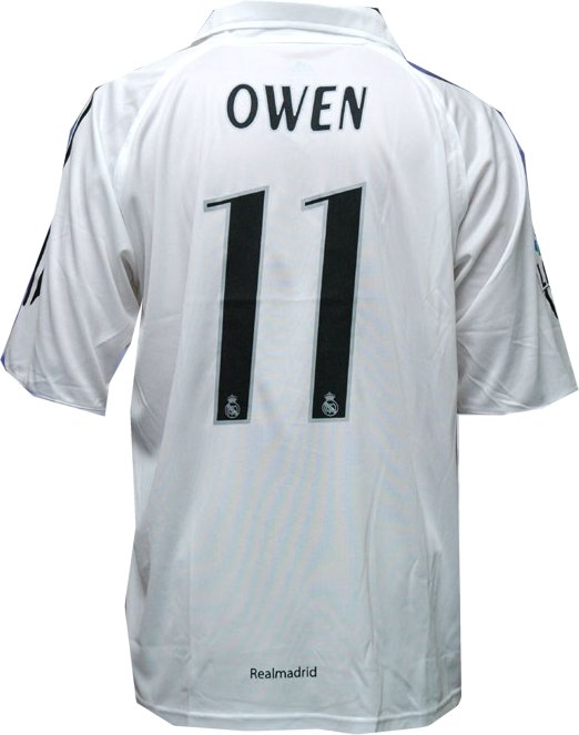 Owen Adidas Real Madrid home (Owen 11) 05/06