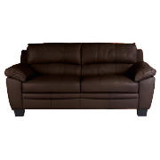 OWEN Large Leather Sofa, Brown