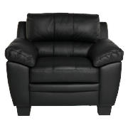OWEN Leather Chair, Black