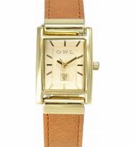 OWL Ladies Westminster Tan Leather Strap Watch