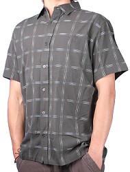 Oxbow Edek Short Sleeve Shirt Black Ink