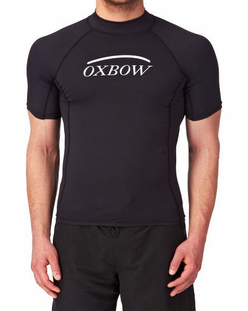 Oxbow Mens Oxbow Betel Short Sleeve Rash Vest - Black