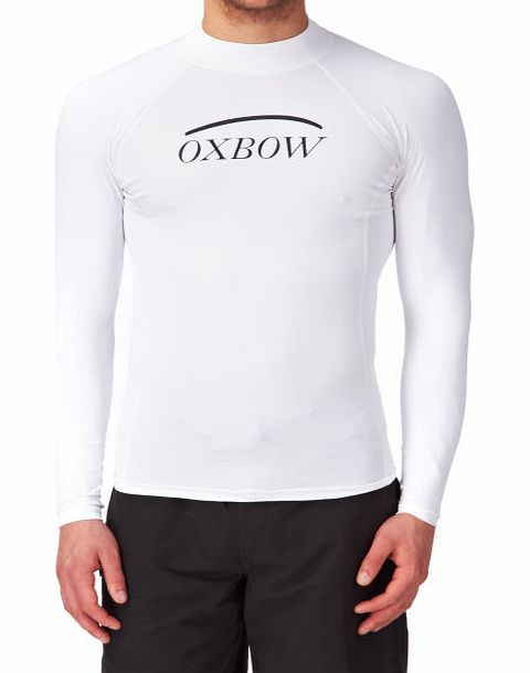 Oxbow Mens Oxbow Broc Long Sleeve Rash Vest - White