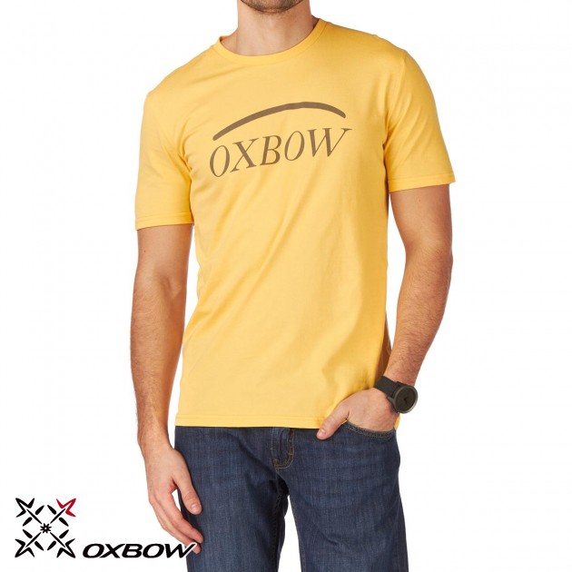 Mens Oxbow Mc Bana T-Shirt - Light Banana