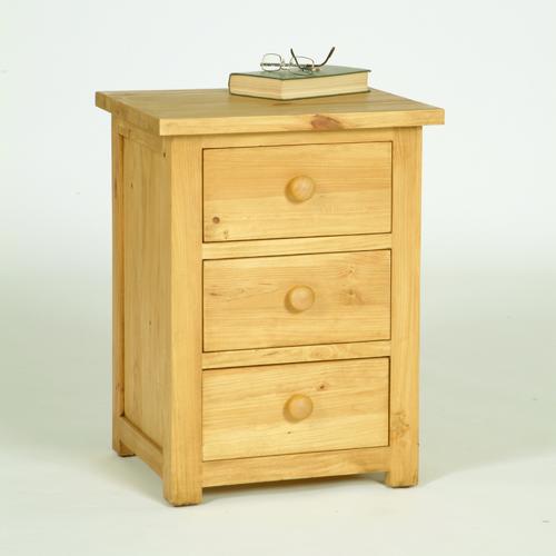 Oxbury Pre-Assembled Solid Pine Range Oxbury Pine Bedside Chest