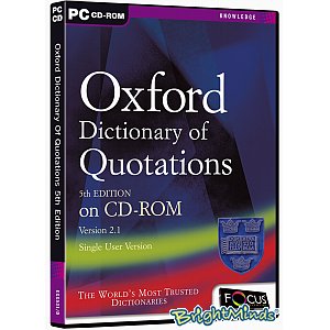 Oxford Dictionary of Quotations 5th Edition