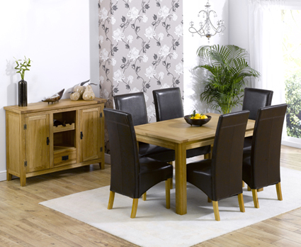 Oak Extending Dining Table 130-190cm -