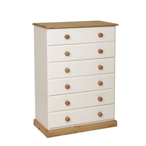 Oxford Painted Furniture Range Oxford Painted Chest 6 Drawer