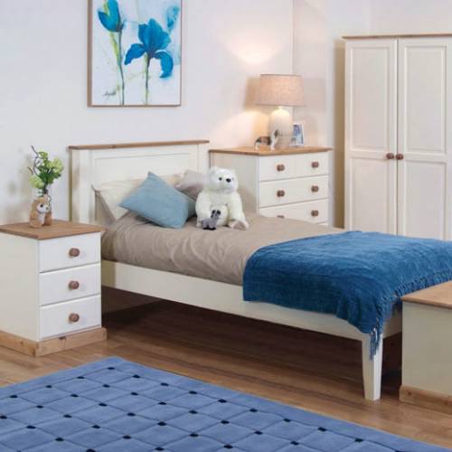 Oxford Painted Pine Furniture Oxford Painted 3`Bed - Straight