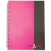 Pink and Black Notebook for Breast Cancer