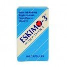 ESKIMO 3 PREMIUM OMEGA 3 FISH OIL WITH ADDED NATURAL SOURCE VITAMIN E. 105 Caps