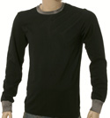 Black & Light Grey Bamboo Mix Sweatshirt