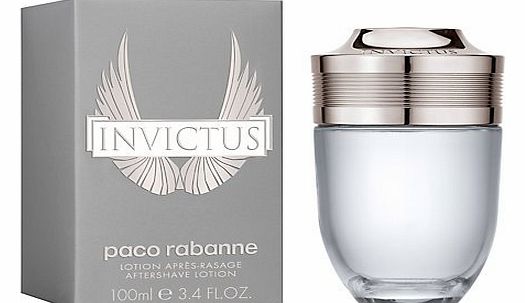 Paco Rabanne Invictus Aftershave Lotion, 100ml *give pure freshness top note face /soothing and refreshing after shave*