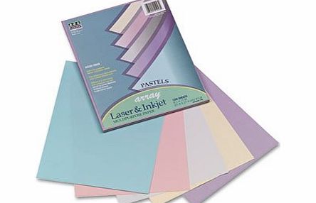 Pacon - Array Colored Bond Paper, 20lb, 8-1/2 x 11, Assorted, 100 Sheets/Pack - Sold As 1 Pack - Create attention-getting newsletters, reports, personalized stationery, flyers, brochures.