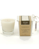 Sandalwood and Clover Scented Soy Candle - a