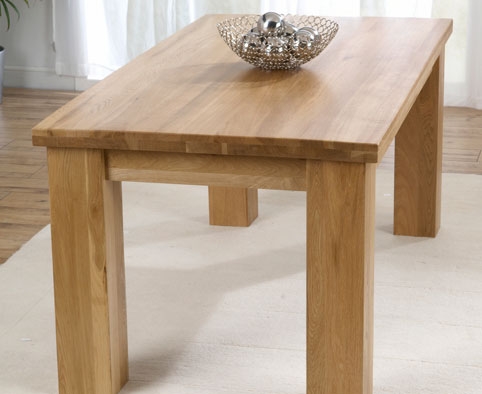 palermo Oak Dining Table 180cm
