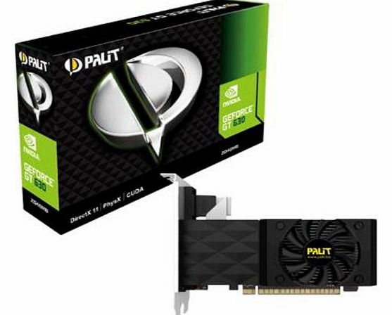 2GB Nvidia GeForce GT 630 Graphics Card (DDR3, HDMI, DVI, VGA, PCI-Express 2.0, DirectX 11.0 & OpenGL 4.2 Support, 3D Vision with Blu-ray 3D Support, Nvidia PureVideo HD Technology)