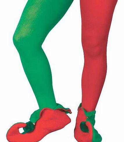 Palmer Agencies Ltd Christmas Elf Tights Adult Costume / Fancy Dress