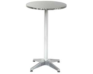 Palmer aluminium high round table