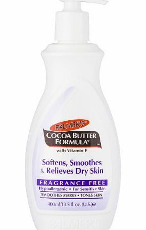 Palmers Cocoa Butter Formula Fragrance Free Moisturizing Lotion 400ml