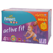 Pampers Active Fit Mega Pack Maxi 102