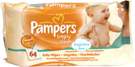 Simply Clean Baby Wipes 72