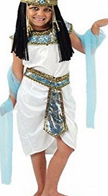 Pams Childrens Egyptian Queen Fancy Dress Costume - Large Size