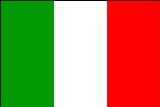Flag - Paper 6in x 4in (pack of 6, on stick) - Italy