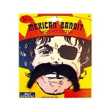 Pams Mexican Bandits Moustache (Black)