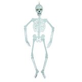 Pams Skeleton 5ft Plastic Glow in the dark