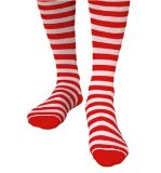 Socks Red/White Stripe