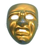 Pams Tragedy Gold Plastic Mask