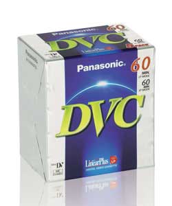 Panasonic 60 Mins Mini DV Tape 3 Pack
