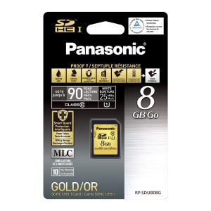 Panasonic 8GB UHS-1 Gold Series SD (SDHC) Card -