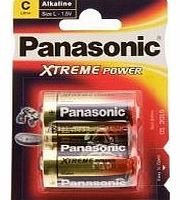 Panasonic C-Size C LR14X/2BP Standard Alkaline Batteries(2x)